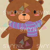 Painting by numbers Brown Bear