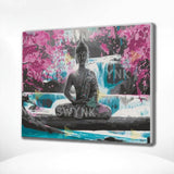 Painting by numbers Buddha Pink Flowers