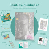 Painting by numbers Buddha with Flower