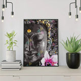 Painting by numbers Buddha with Flower