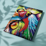 Painting by numbers Cat head
