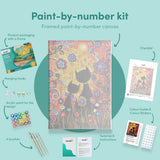Painting by numbers Cats and Flowers