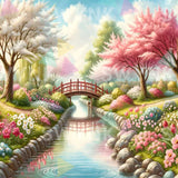 Painting by numbers Colorful Park Full of Magic