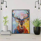 Painting by numbers Colored Deer