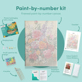 Paint by numbers Värikäs kukkakimppu