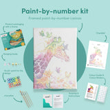 Painting by numbers Colourful Giraffe