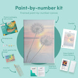 Painting by numbers Dandelion with Sunset