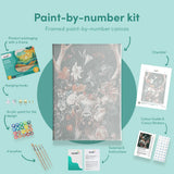 Painting by numbers Deer with Flowers