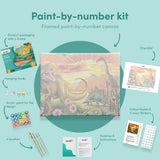 Painting by numbers Dinosaur