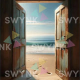 Painting by numbers Door to an Idyllic Beach