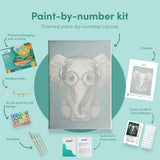 Painting by numbers Elephant