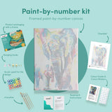 Pintura por números Elefante e Bebê