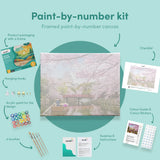 Peinture par numéros Fleurs et eau