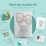 Painting by numbers Little Frog
