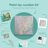 Painting by numbers Happy Cat