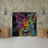 Painting by numbers Happy Cat