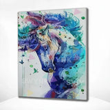 Paint by numbers Sininen Hevonen
