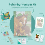 Pintar por numeros Caballo y Potro
