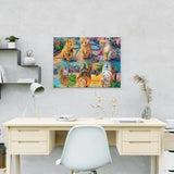 Painting by numbers Kittens and Lions