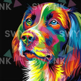 Painting by numbers Labrador