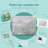 Painting by numbers Lake in Italy