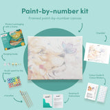 Painting by numbers Lion and Butterfly on Nose