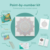 Paint by numbers Mandala Värikäs