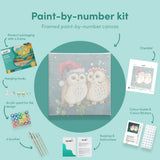 Paint by numbers Ugglor Jul