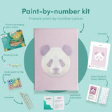 Painting by numbers Panda Polygon