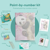 Painting by numbers Panda
