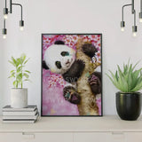 Painting by numbers Panda