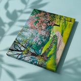 Painting by numbers Park with Pink Trees