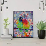 Painting by numbers Parrots in Love