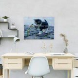 Painting by numbers Playing Cat