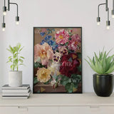 Painting by numbers Portrait Flowers