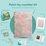Paint by numbers Punaiset Kukat