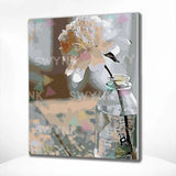 Painting by numbers Rose on the Table