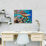 Painting by numbers Sea Turtle