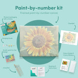 Paint by numbers Solros Gul Orange