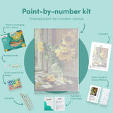 Painting by numbers Sunflowers with Apple