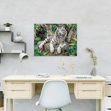 Painting by numbers Three Tigers in the Forest