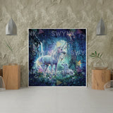 Painting by numbers Unicorns in the Forest
