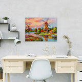 Painting by numbers Windmills