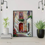 Painting by numbers Window House