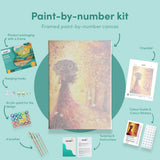 Paint by numbers Nainen Syksy