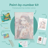 Painting by numbers Woman and Fox