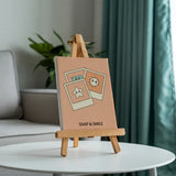 Speelse Retro Objecten - Mini Schilderen op Nummer Set van 6