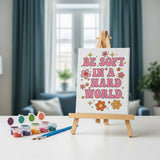 Retro Authorized - Mini Paint by numbers -setti, 6 kpl