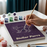 Retro Space Wonders - Mini Painting by numbers Set of 6