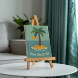 Retro Travel Time - Mini Painting by numbers Set of 6